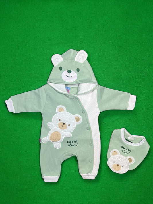 Romper Bear With Bip China Vilor Polar Fabric