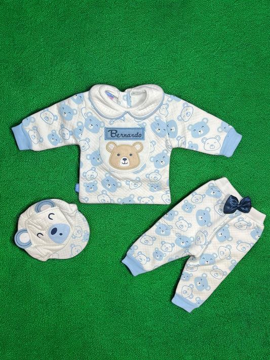 Adorable Baby Overall With Cap China Vilor Polar Fabric