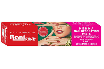 Henna Nail Decoration Paste (Extra Dark Reddish)